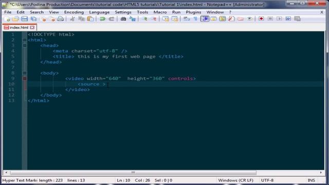 HTML5 video player | HTML5 CSS3 Tutorials (Part 8) смотреть онлайн