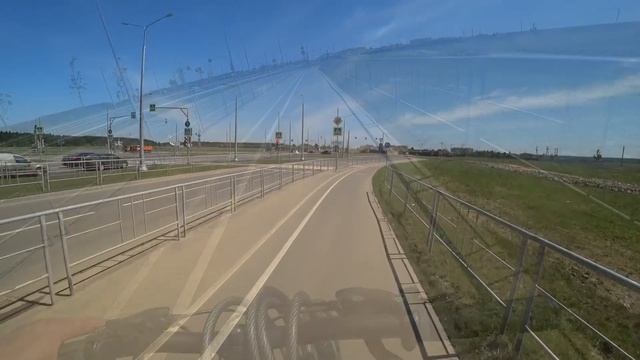 Велодорожка в Троицк. Обзор смотреть онлайн