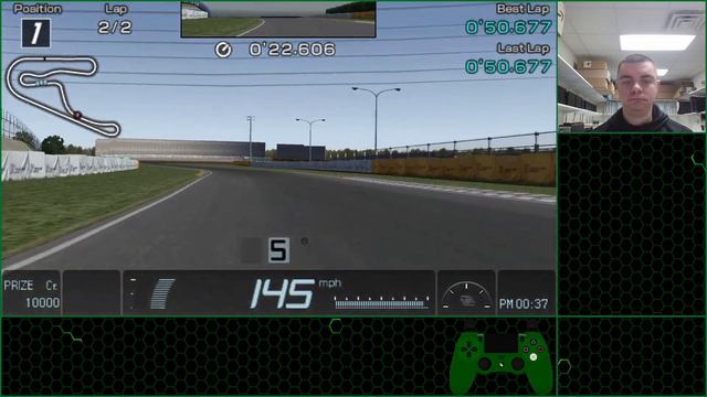 GT (PSP) | PSP Emulator | Single Race Trial | Tsukuba Circuit (F) | 43.592 IGT смотреть онлайн