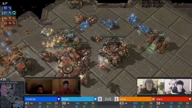 Starcraft 2 - WTL22W - Vindicta(T)/Dolan(T) vs Solar(Z)/Maru(T) - พากย์ไทย смотреть онлайн