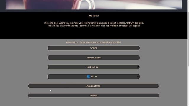 Restaurant Reservation Application - React, Node.JS, SQL смотреть онлайн