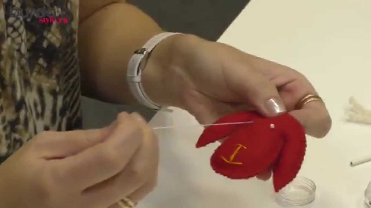 Шьем овечку из фетра - символ 2015 года