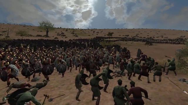 1200 SPARTAN Warrios Vs 10200 Eastern Warrios - ROME 2: Total War смотреть онлайн