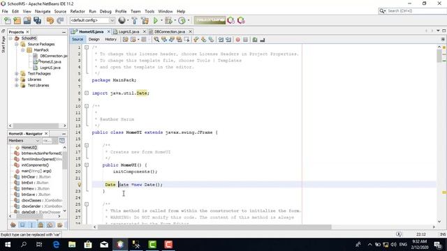 how to design students Registration form in java swing using netbeans continue (p7) смотреть онлайн