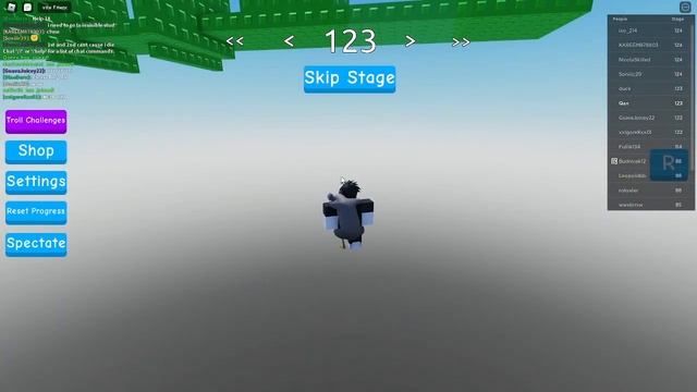 Troll Jump Per Difficulty Chart Obby Stage 123 смотреть онлайн