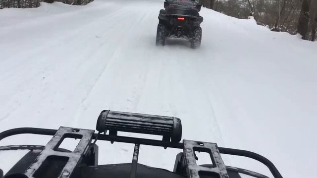 Yamaha Grizzly и Stels Leopard 600 ДРИФТ смотреть онлайн