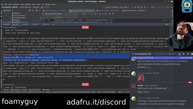 CircuitPython - Can we change the Bitmap on a TileGrid? смотреть онлайн