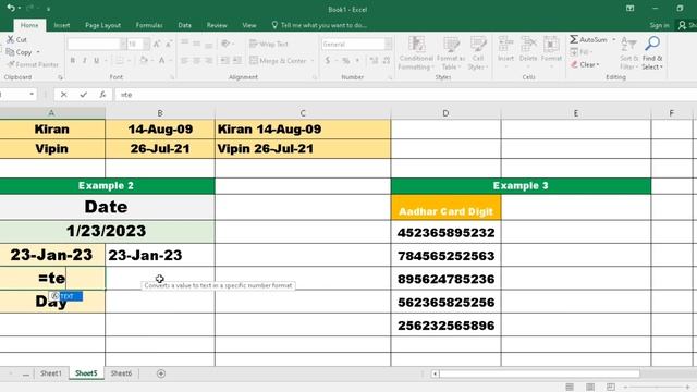 text formula in excel with example | Text formula in excel смотреть онлайн