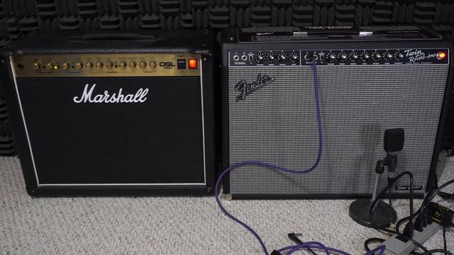 Marshall DSL 40c VS Fender Twin Reverb Tone Master CLEAN SOUNDS смотреть онлайн