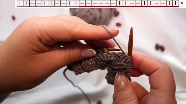 Узор «Песочные часы» ⏳ спицами смотреть онлайн