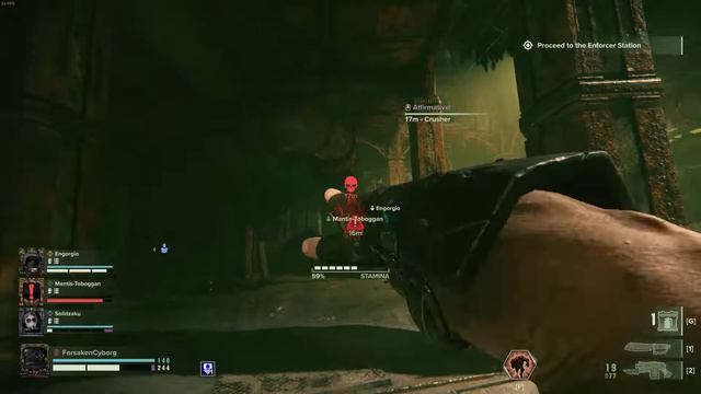 Auric Damnation \ Ogryn \ Knife \ Shotty - Darktide смотреть онлайн