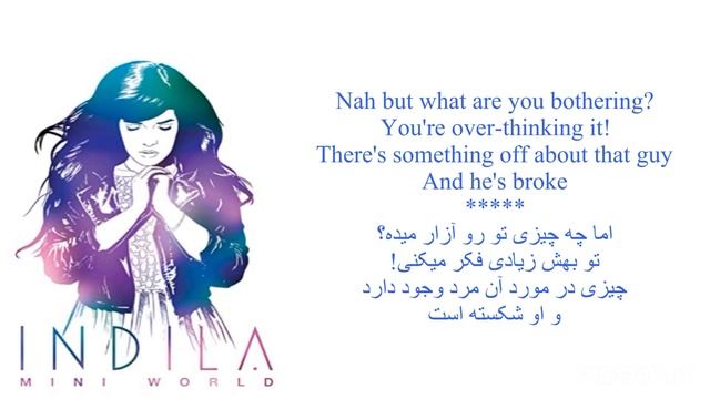 Indila // Ainsi bas la vida // Persian & English translation смотреть онлайн