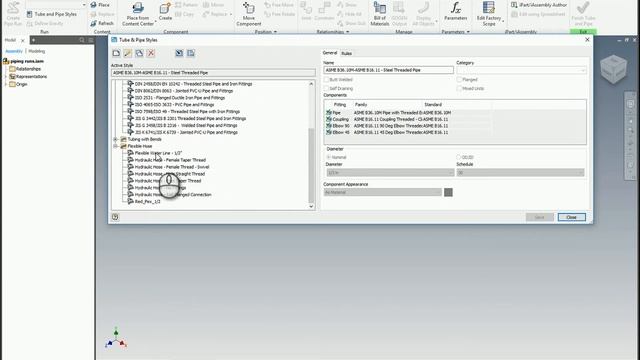 Autodesk Inventor Tube & Pipe - Tube & Pipe Template & Style Management смотреть онлайн