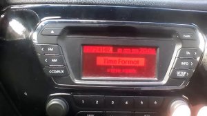 МиниОбзор Как Выставить Время? Магнитола Киа Рио Дорестайл