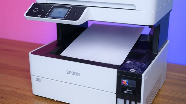 Trên tay máy in Epson EcoTank L6490 смотреть онлайн