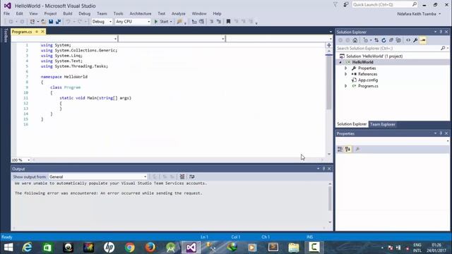 C# Programming Bootcamp / Tutorial for Beginners (Hello, World! Console Program) - 1 смотреть онлайн