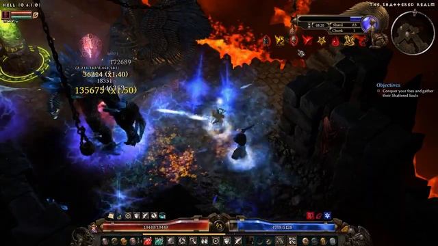 Grim Dawn Reign of Terror Mod - Ama/Sorc elemental strafe SR 80-85 full run смотреть онлайн