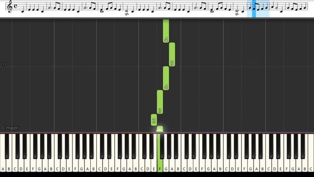 How to play Vivaldi-Spring from the Four Seasons on piano | easy piano tutorial with sheet music смотреть онлайн