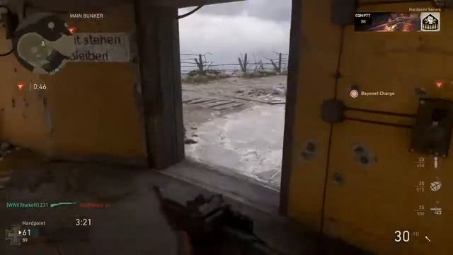 Call of Duty World War 2 Bayonet is key смотреть онлайн