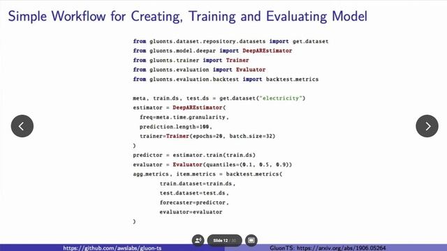 Neural Time Series Models with GluonTS смотреть онлайн