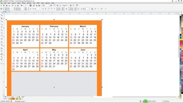 Easy 2023 Calendar Design in CorelDRAW | Calendar Design Tricks | Vector Calendar Design Tutorial смотреть онлайн