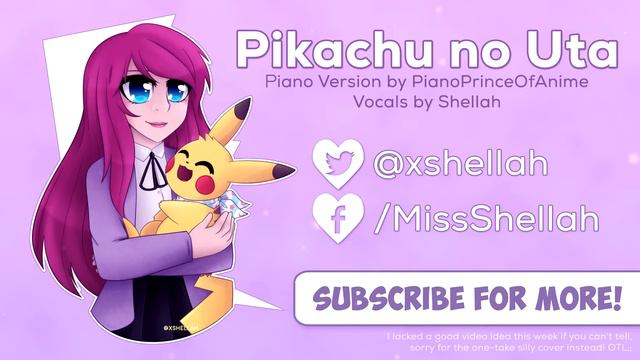🎹 PIANO VERSION ║ Pikachu's Song! ║ Shellah смотреть онлайн