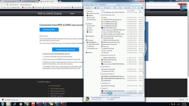 Convert PDF to AutoCAD - Free PDF to DWG converter With Scale смотреть онлайн