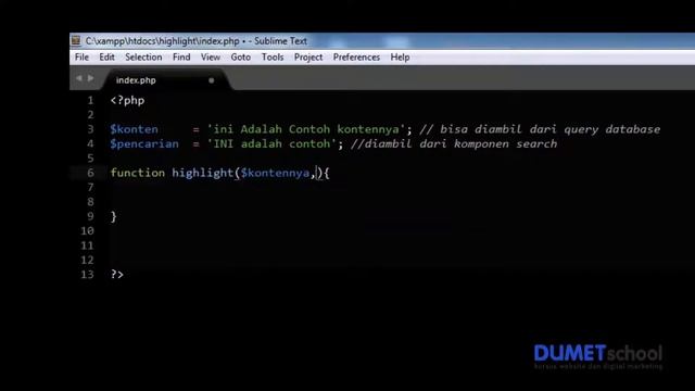 Cara Membuat Highlight Pada Hasil Pencarian Dengan PHP смотреть онлайн