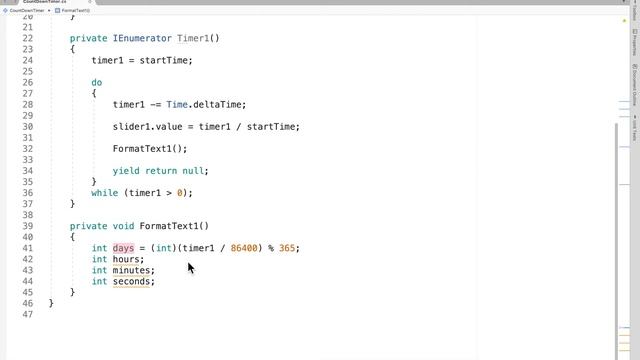 Count Down Timer & Text Format! Unity C# Tutorial - Easy смотреть онлайн