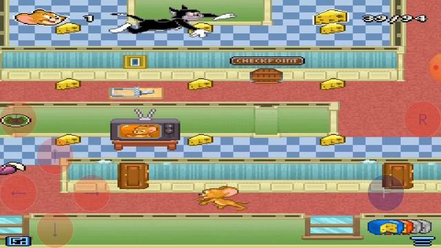 Tom and Jerry game on java emulator Crazy game смотреть онлайн