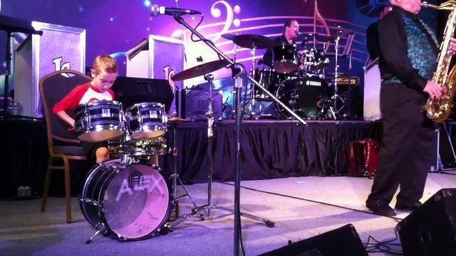 Pennsylvania Polka Festival 2015. Jack Tady Finale Featuring 8 Yr Grandson Alex Gutowski On Drums!