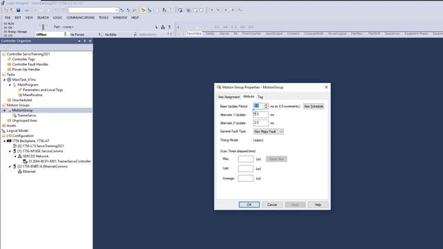Servo Axis Setup in I/O Tree From Scratch in Studio 5000 V32 смотреть онлайн