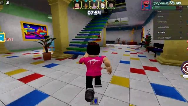 ? БОКСИ БУ поймал меня с ПОППИ ПЛЕЙТАЙМ в РОБЛОКС Project Playtime in ROBLOX смотреть онлайн