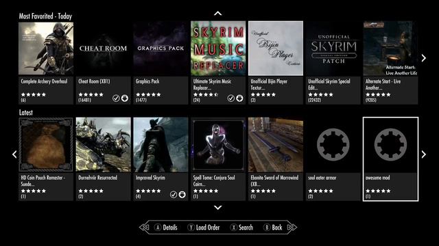 Xbox One Skyrim Latest mods смотреть онлайн