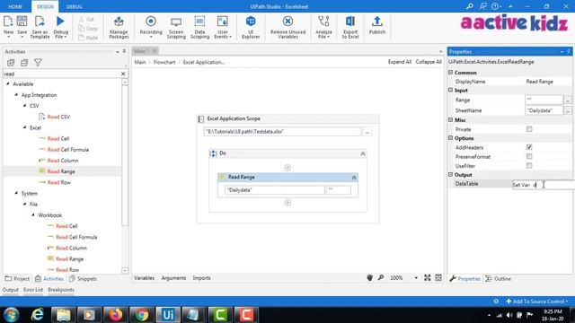 UI Path-Excel Append range смотреть онлайн