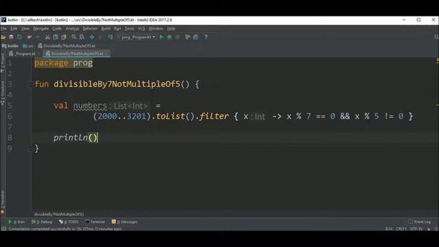 divisible by 7 not multiple of 5 in kotlin смотреть онлайн