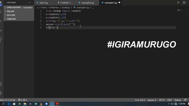 python beginner 19|| create a game for kids(uko bakora game) смотреть онлайн