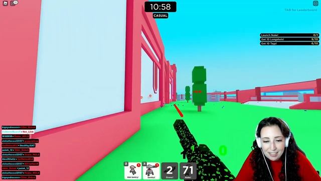 *NEW* Hacked Minigun is HILARIOUS!! | Roblox Big Paintball смотреть онлайн