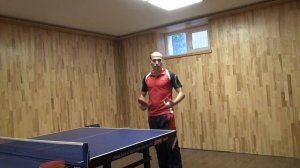 Удар СПРАВА в настольном теннисе из МЕРТВОЙ ЗОНЫ