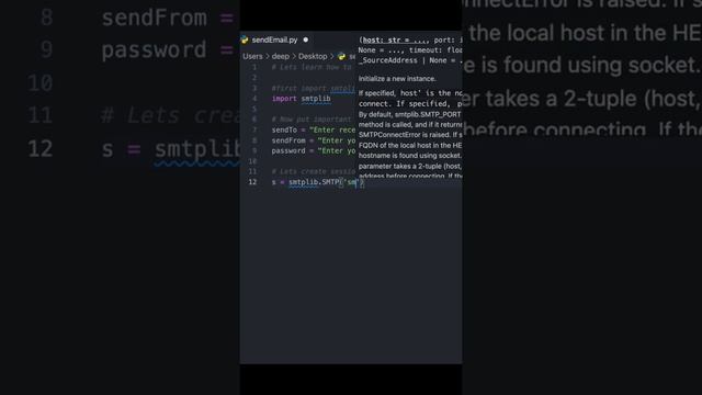 Learn how to send email using python - IN JUST ONE MINUTE смотреть онлайн