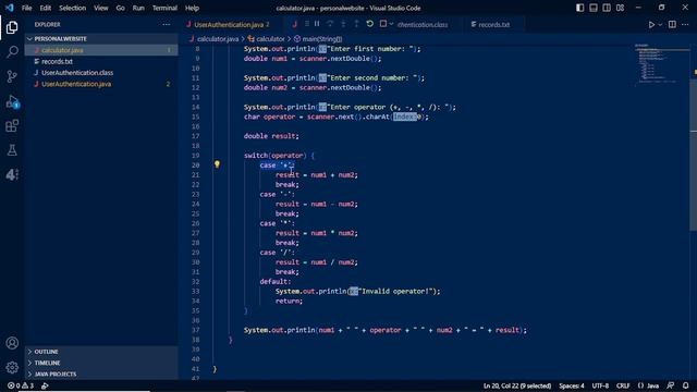 Simple Java Calculator Program смотреть онлайн