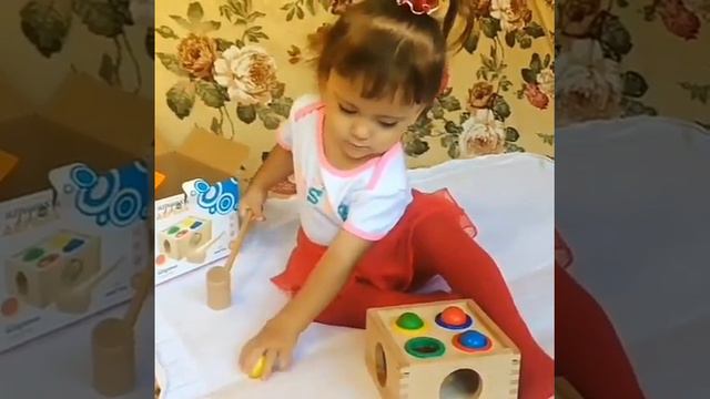 Детская деревянная стучалка смотреть онлайн
