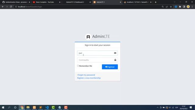 ✅CRUD EN 5 MINUTOS CON LARAVEL Y MYSQL + TEMPLATE ADMINLTE 2023 смотреть онлайн
