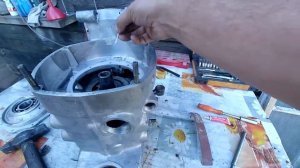 Установка коленвала мотоцикла Урал