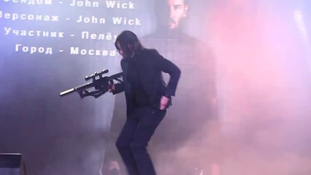 John Wick cosplay on CyberCon 2019. смотреть онлайн