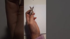 как сделать бумажную собачку из бумаги (Чихуахуа)