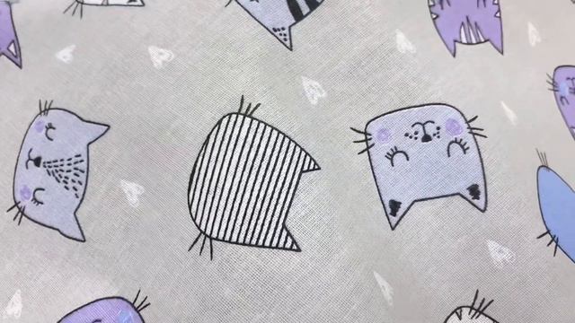 Бязь "Сиреневые/голубые котята на серо-бежевом", СОРТ2, ш.1.5м, хлопок-100%, 120гр/м.кв АРТ 7525 смотреть онлайн