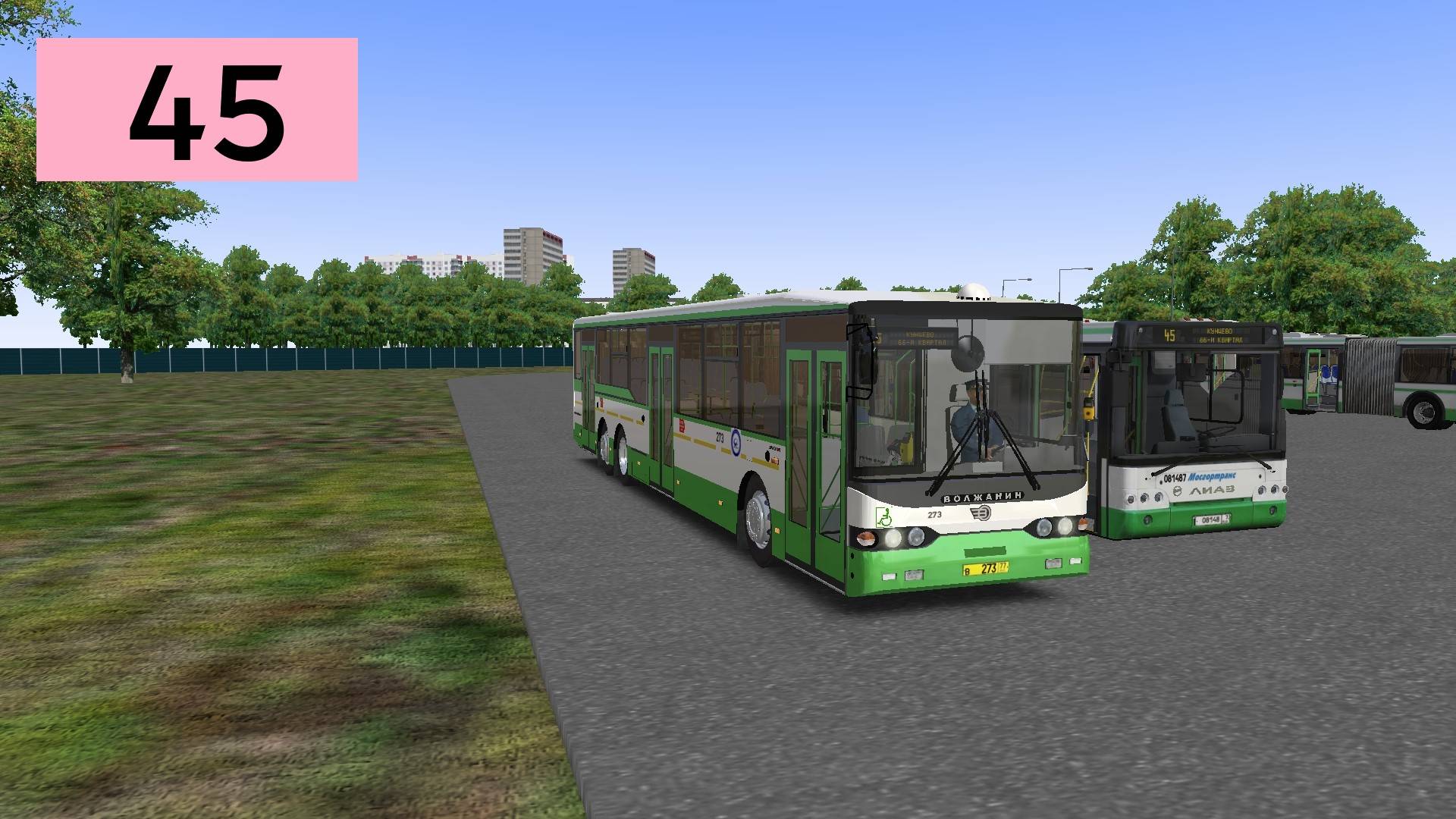 OMSI 2: Автобус №45 Метро Кунцевская - 66-й квартал Кунцева смотреть онлайн