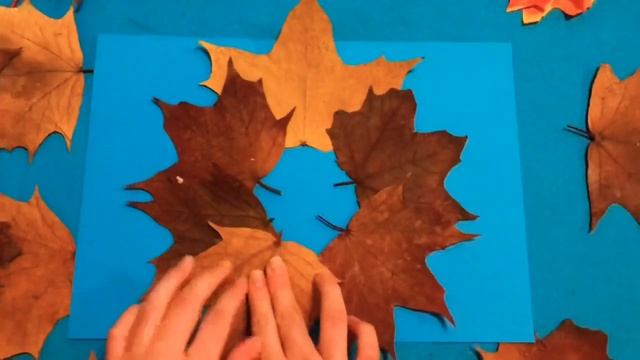 ОСЕННИЕ ПОДЕЛКИ из ЛИСТЬЕВ Своими руками | ПОДЕЛКИ из Природного материала | DIY craft lion смотреть онлайн
