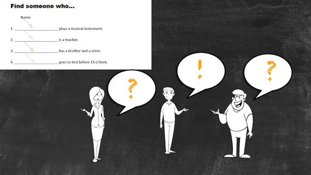 Overview of All English Tenses - Present Tenses - Present Simple - Find Someone Who смотреть онлайн